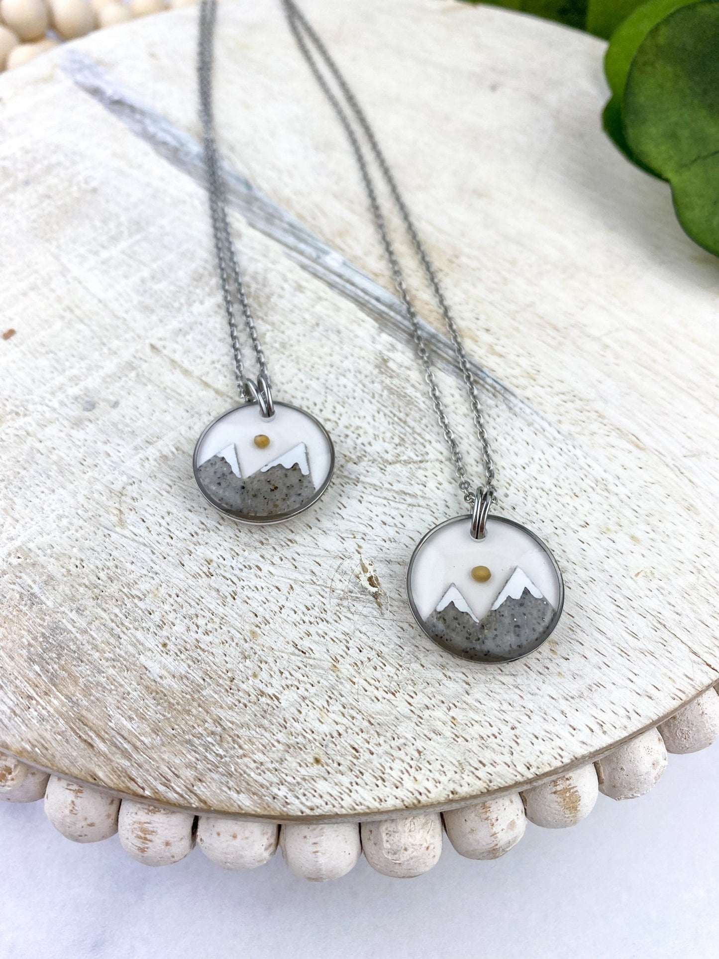 Mountain Mover Necklace | Mustard Seed Necklace | Matthew 17:20 | Christian Necklace | Uplifting gift | Faith Jewelry | Clay Necklace