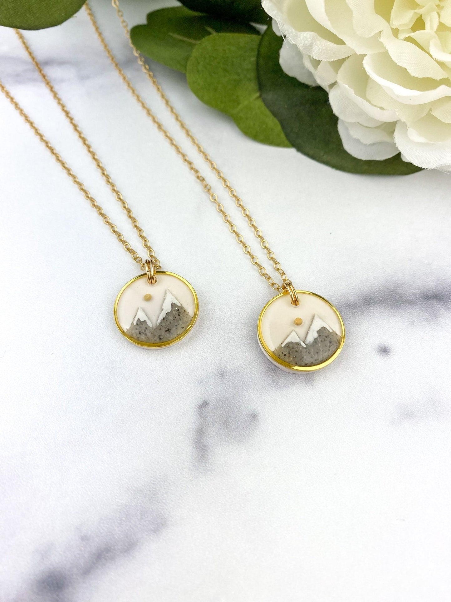 Mountain Mover Necklace | Mustard Seed Necklace | Matthew 17:20 | Christian Necklace | Uplifting gift | Faith Jewelry | Clay Necklace