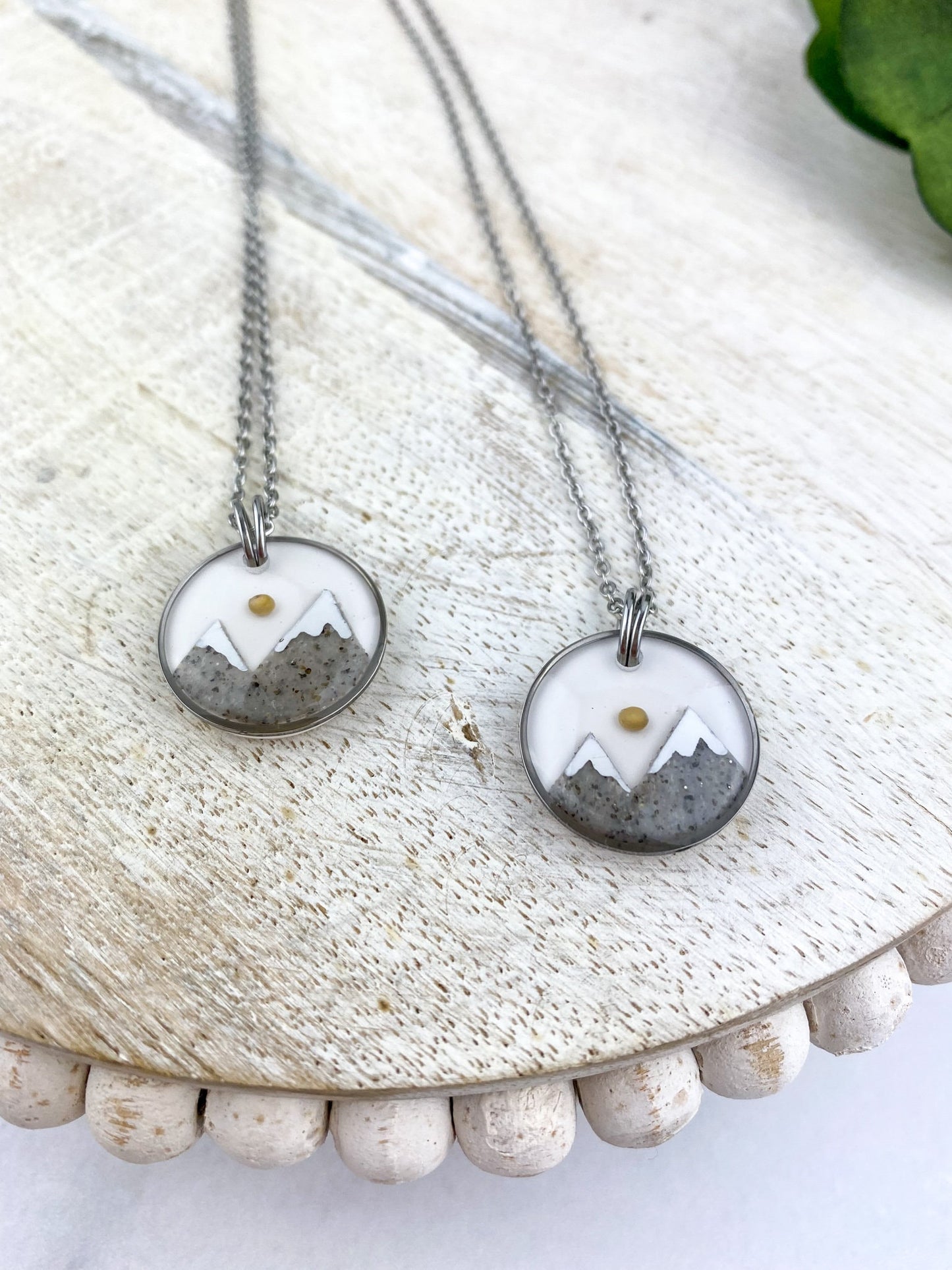 Mountain Mover Necklace | Mustard Seed Necklace | Matthew 17:20 | Christian Necklace | Uplifting gift | Faith Jewelry | Clay Necklace