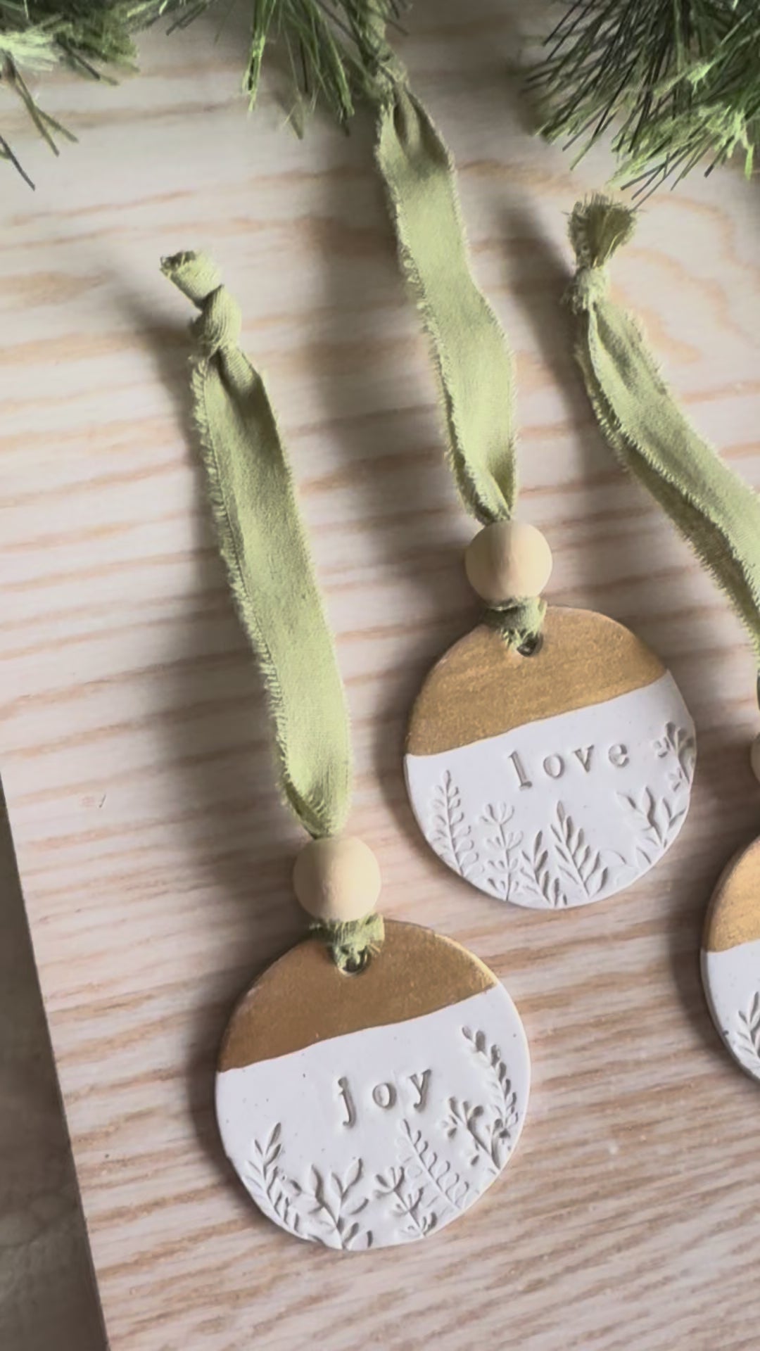 Handcrafted Clay Ornament - Bundle and Save - 4 for $42!